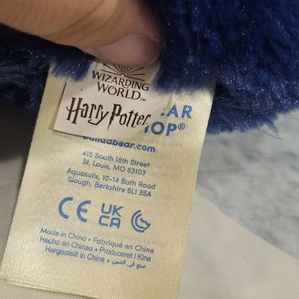 Build A Bear Ravenclaw Blue Bird Plush Harry Potter BAB‎ Stuffed Animal